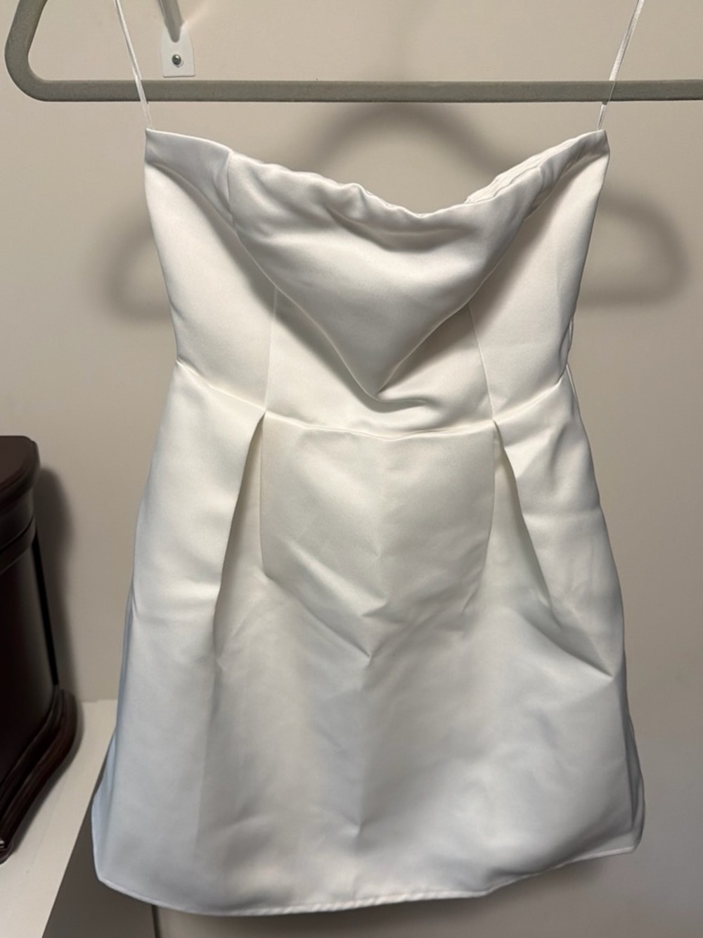 Princess Polly White Strapless Mini Dress